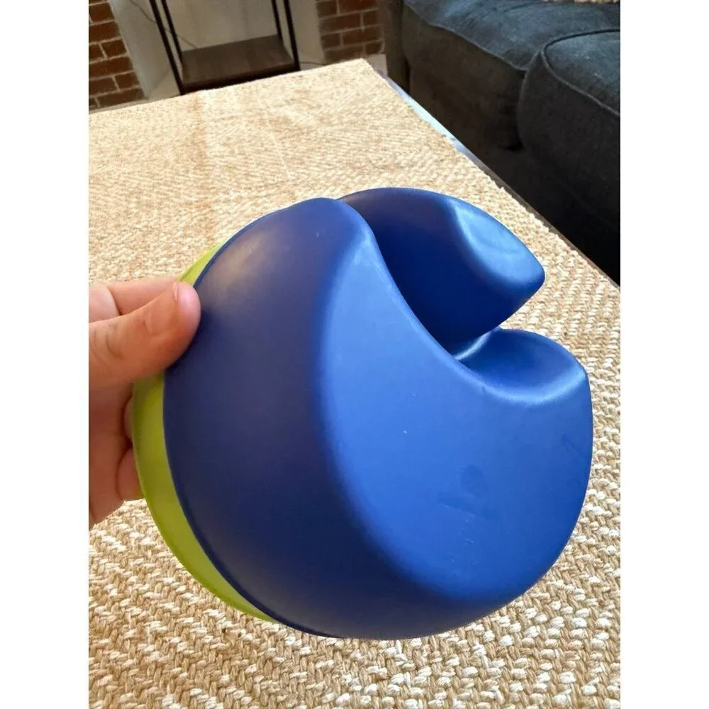 Set of 2 Divided Plastic Snack Bowls